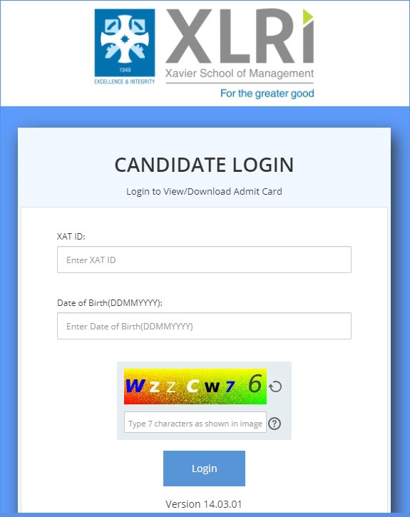 xat admit card 